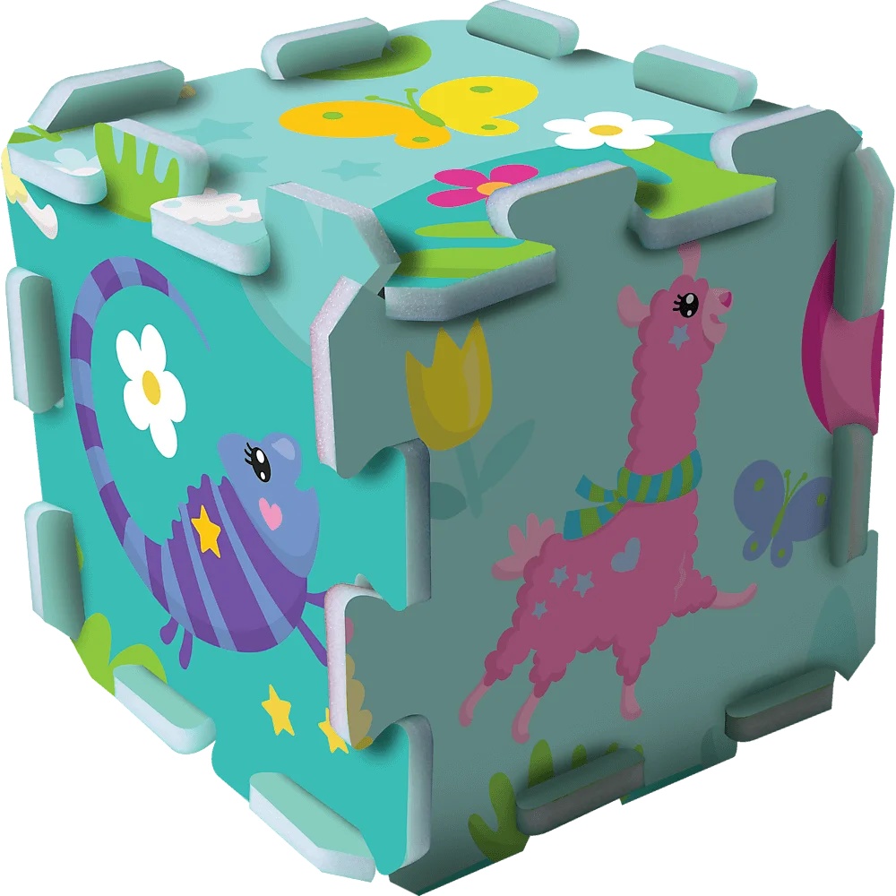 Układanka Puzzlopianka - Gramy W Lamy