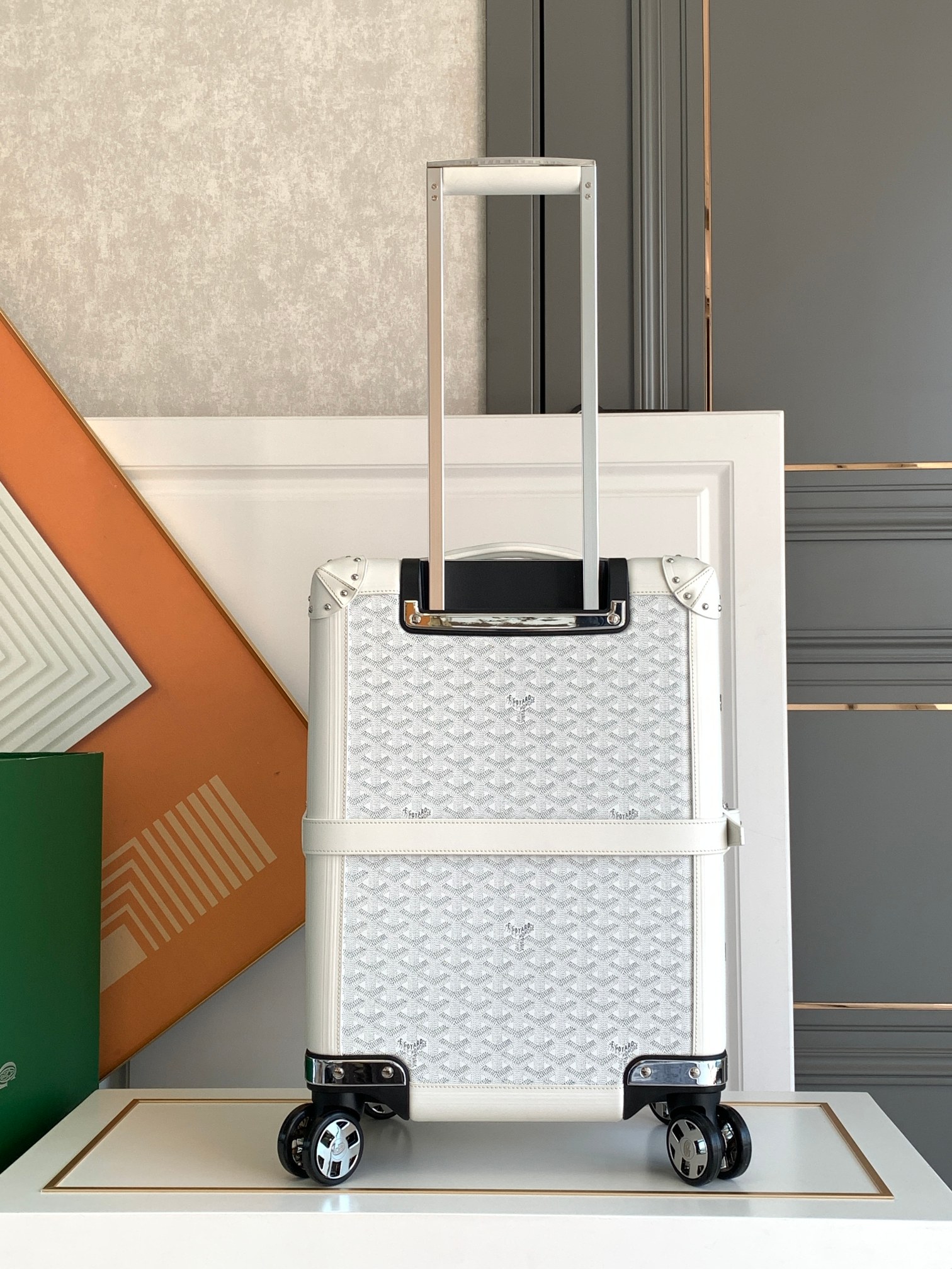 Goyard classic print trolley case