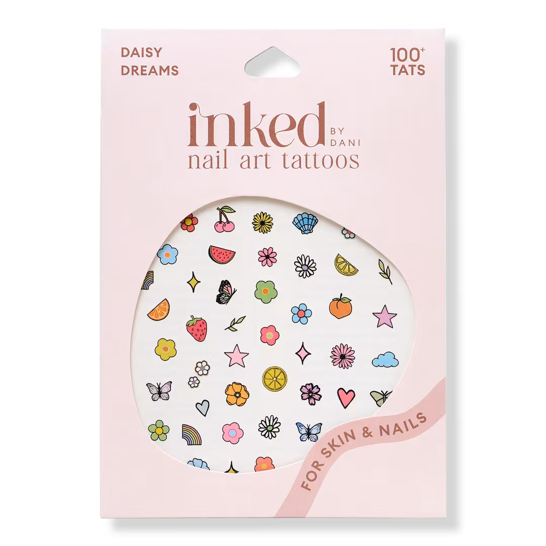 Inked by Dani  Daisy Dreams Nail Art Temporary Tattoo Pack