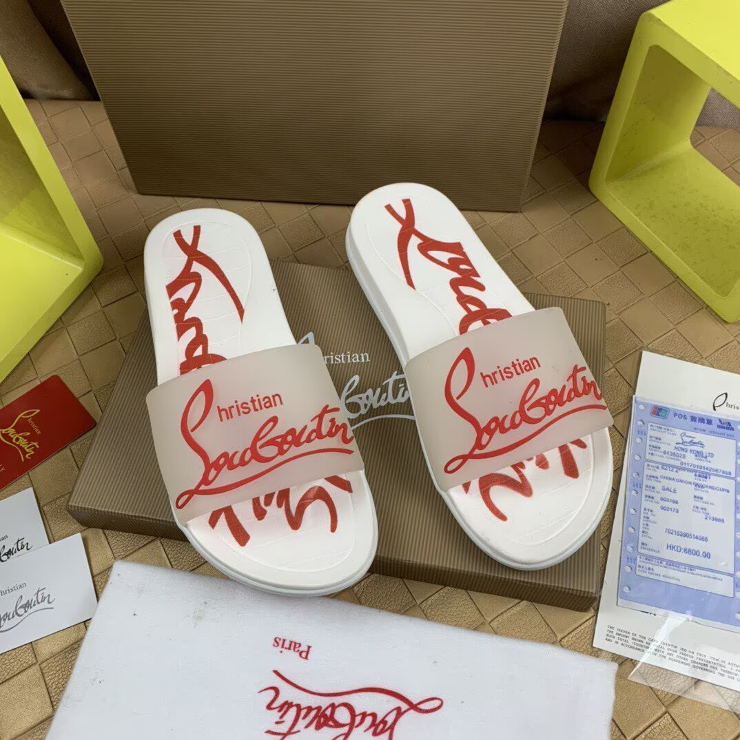 CHRISTIAN LOUBOUTIN SLIPPERS - CCSHOES