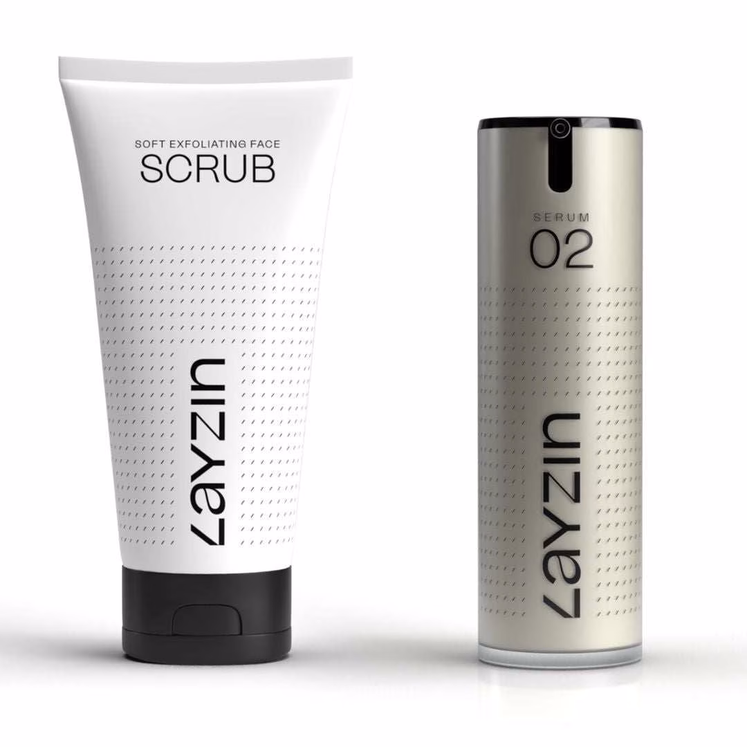 Anti-Aging Gesichtspeeling und Serum Set