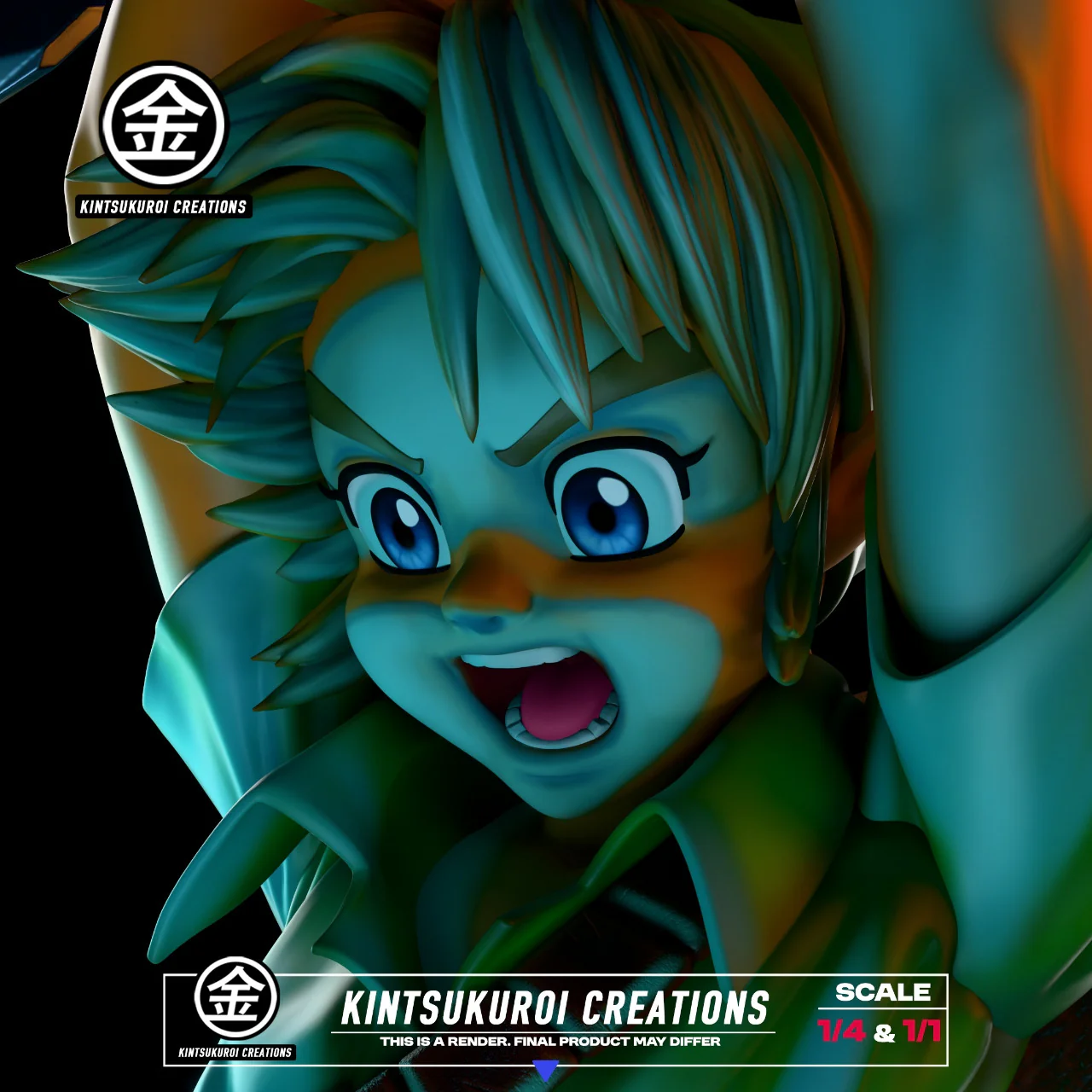 The Legend of Zelda - Young LINK Pulling Master Sword | 1:1/1:4 Resin Statue | by Kintsukuroi Creations