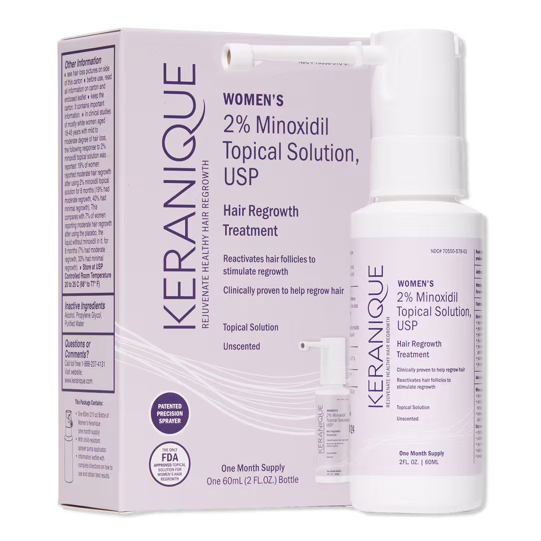 Keranique  Hair Regrowth Sprayer for Women - 30 Day Supply