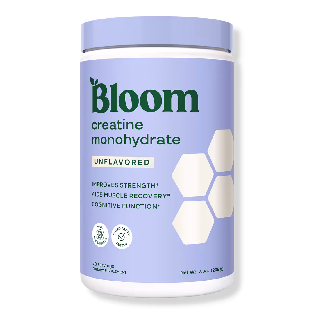 Bloom  Creatine Monohydrate Unflavored Supplement Powder
