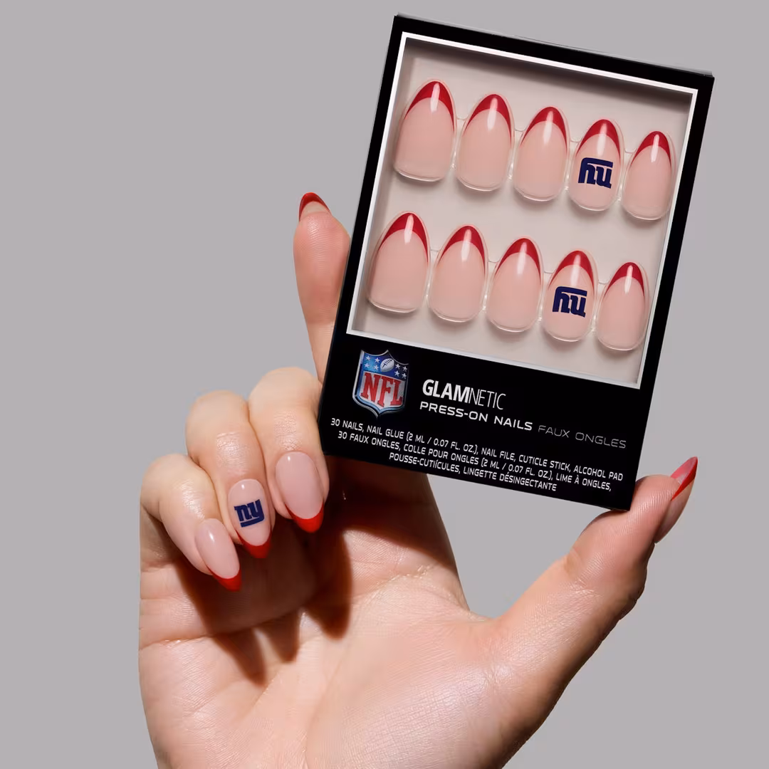 Glamnetic x Fanatics Nail  New York Giants Press-On Nails
