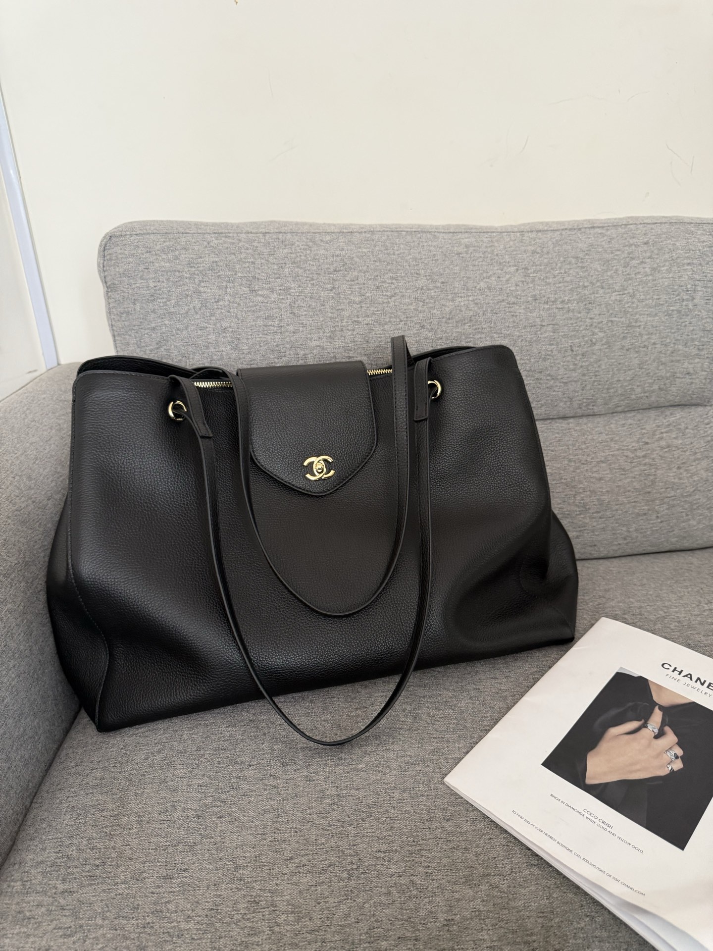 Chanel Large Shopping Tote Bag