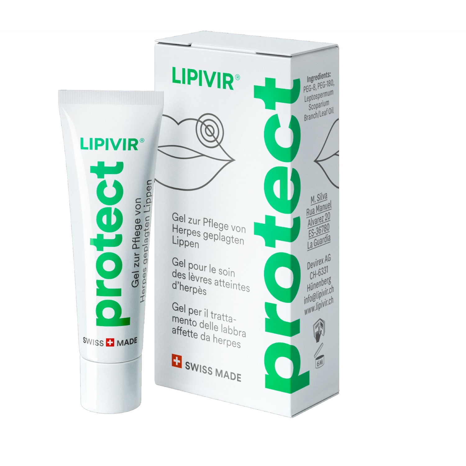 Set LIPIVIR protect & SANACUTE LIP care