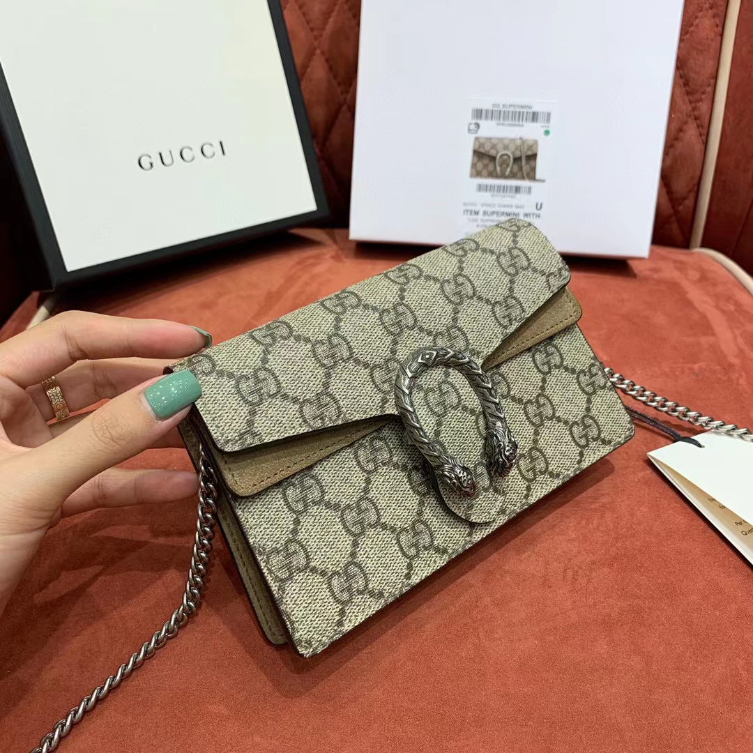Gucci Dionysus GG Supreme super mini bag 476432