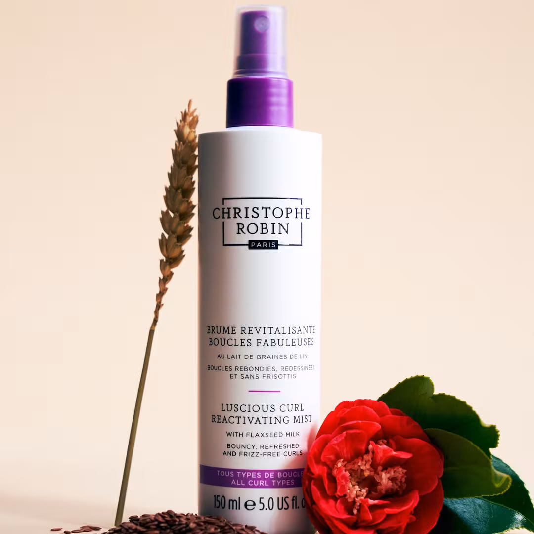 Christophe Robin  Luscious Curl Reactivating Mist With Flaxseed Milk