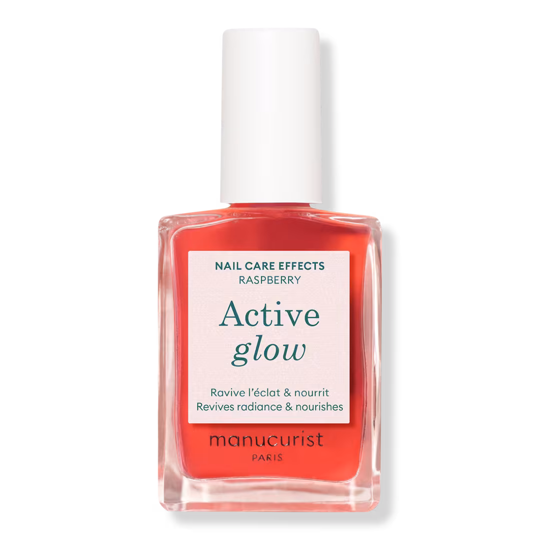 Manucurist  Active Glow Nail Polish for a Gloss finish, Nail Strengthener and Growth