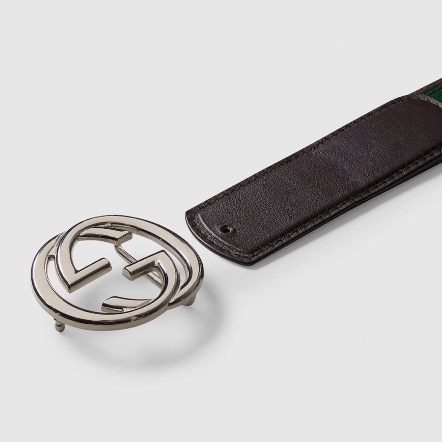 Gucci Reversible Belt with Interlocking G Buckle