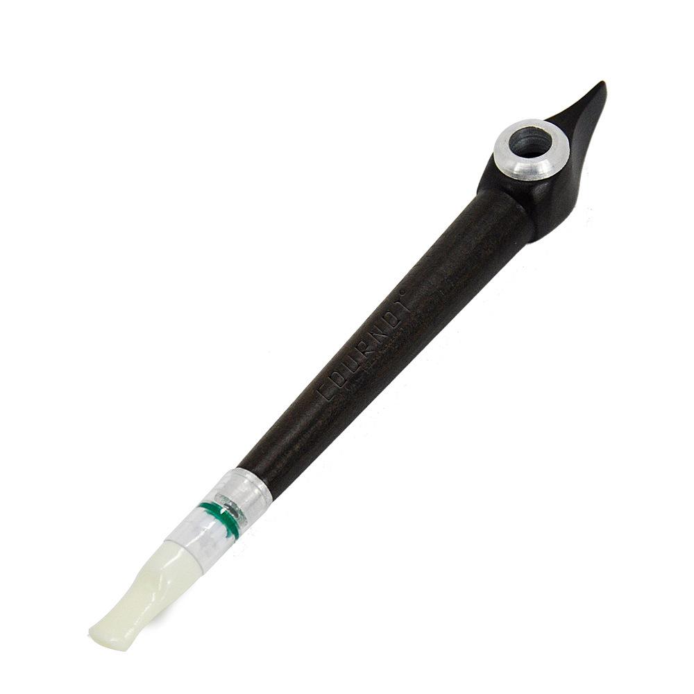 Rod Wooden Pipe w/ Acrylic Mouthpiece
