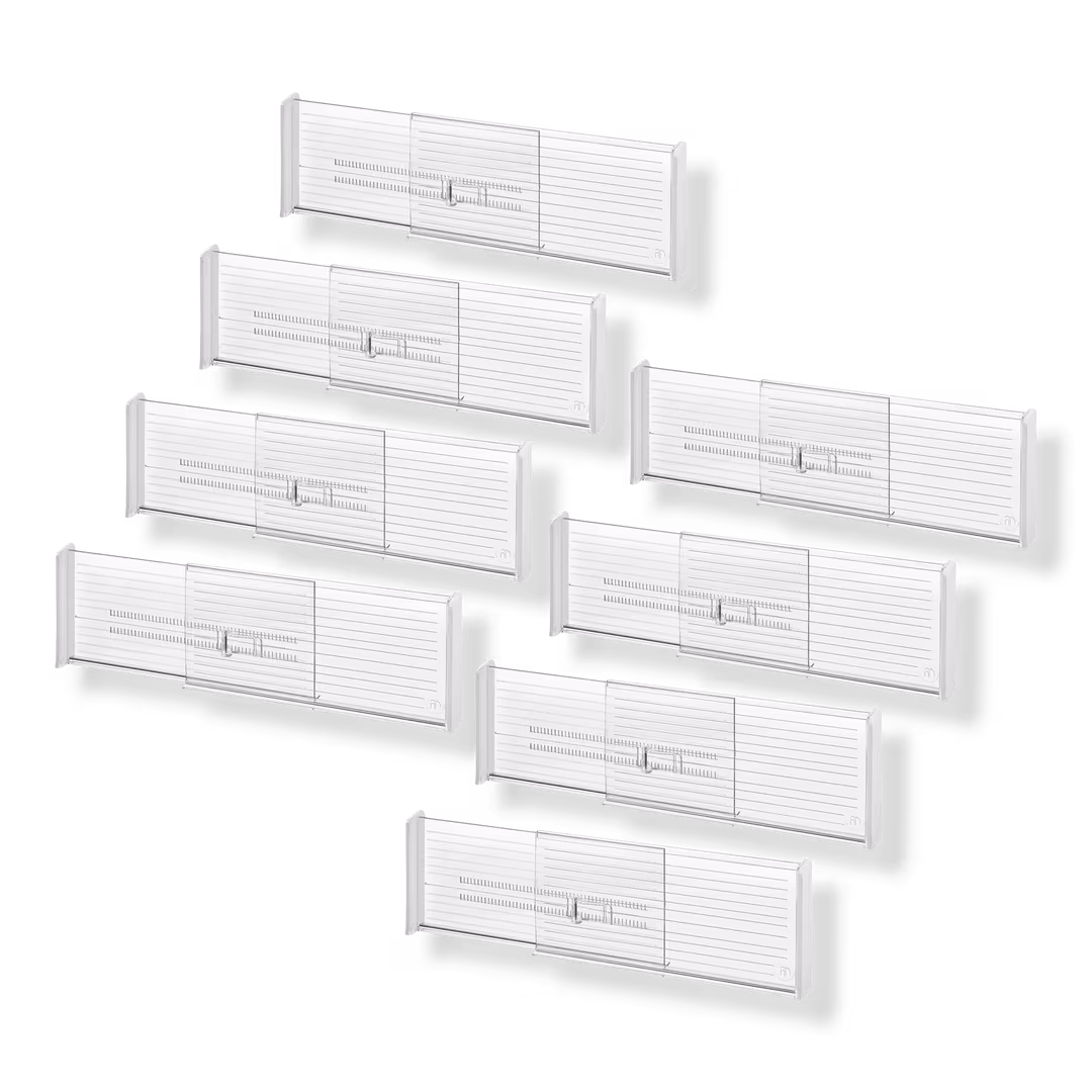 iDesign  Expandable Plastic Deep Drawer Dividers