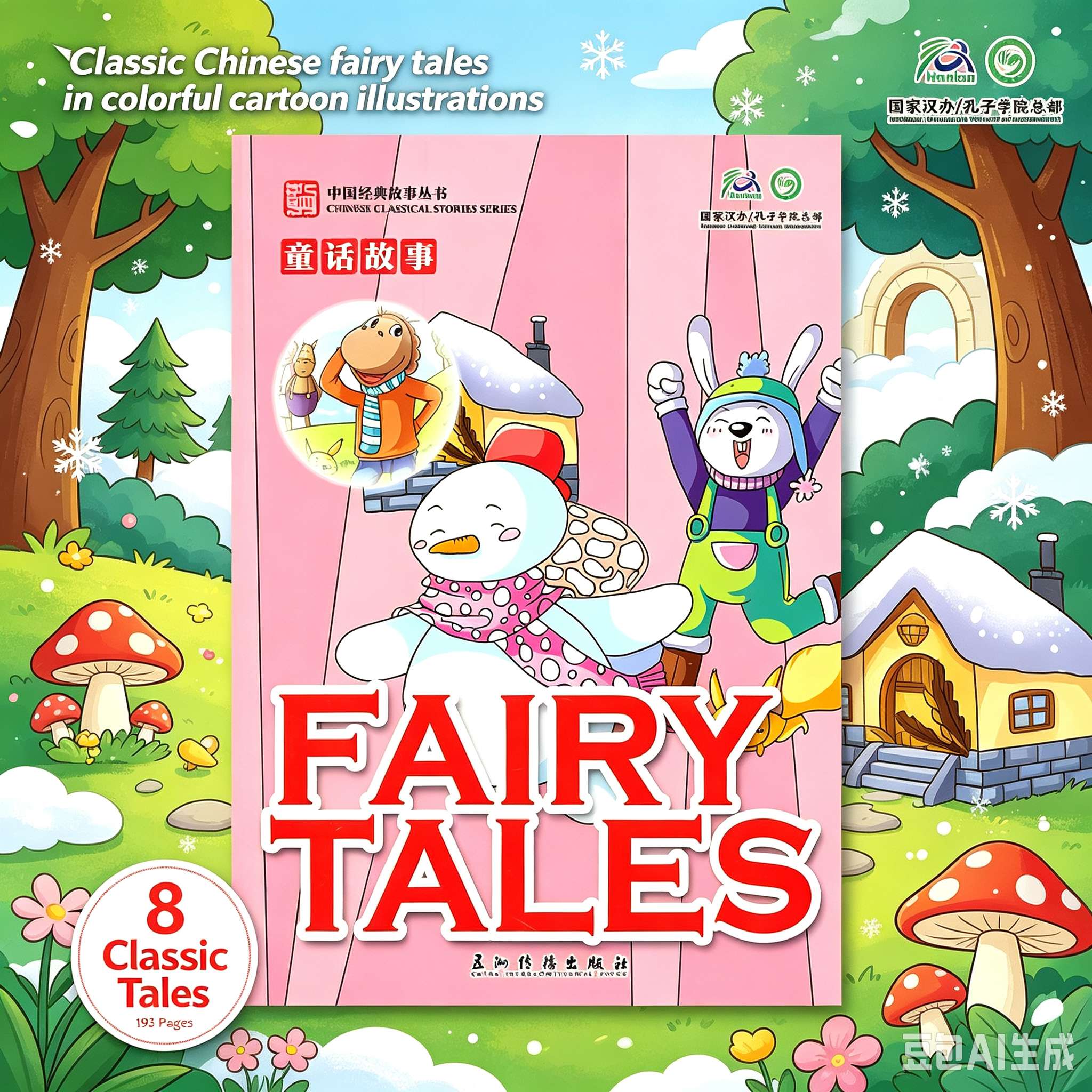Chinese Classical Stories: Fairy Tales (Bilingual English-Chinese with Cartoons)