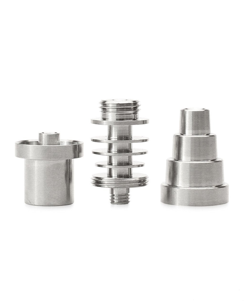 Titanium 16mm/20mm E-Nail Compatible 6-in-1 Universal Domeless Nail/Banger