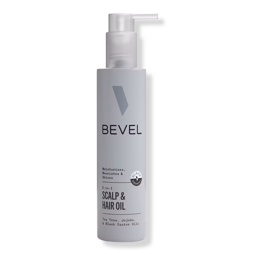 BEVEL  3-in-1 Hair Oil with Jojoba and Jamaican Black Castor Oils