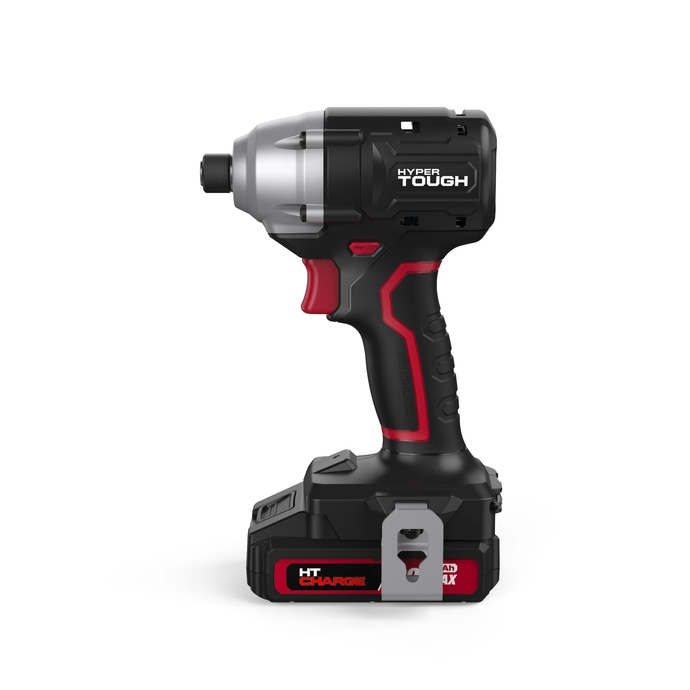 Hyper Tough 20V 1/4 Impact Driver & 1/2 2-Speed Hammer Drill Bundle, (2) 1.5Ah Lithium-Ion Batteries & (2) Chargers