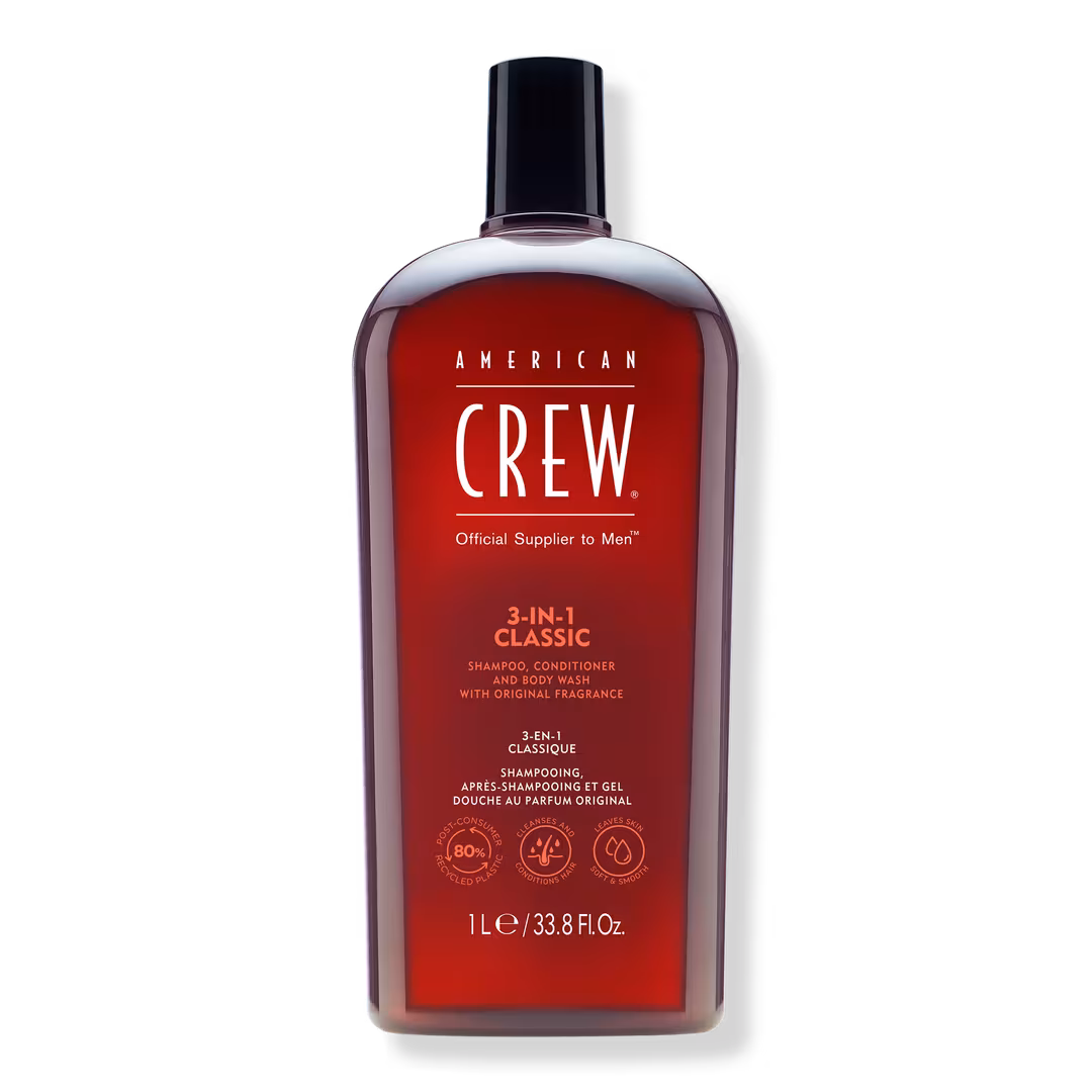 American Crew  3-In-1 Shampoo, Conditioner and Body Wash