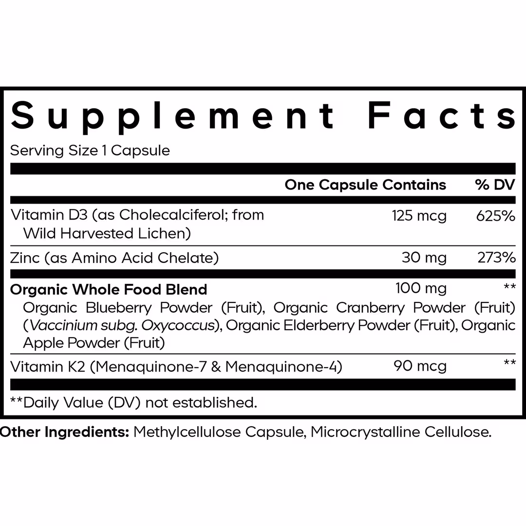CODEAGE  Amen Vitamin D, Zinc & K2