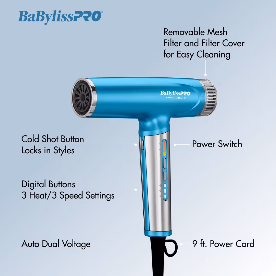 BaBylissPRO  Professional Nano Light Ionic Dryer