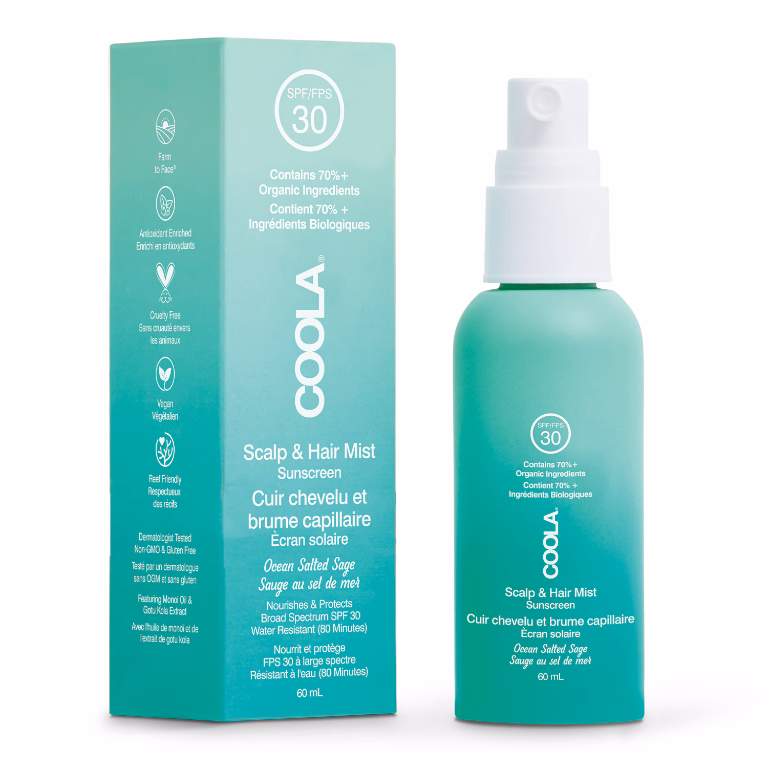 Classic SPF 30 Organic Scalp & Hair Mist