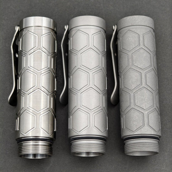 ReyLight Dawn Hex Ti EDC Flashlight