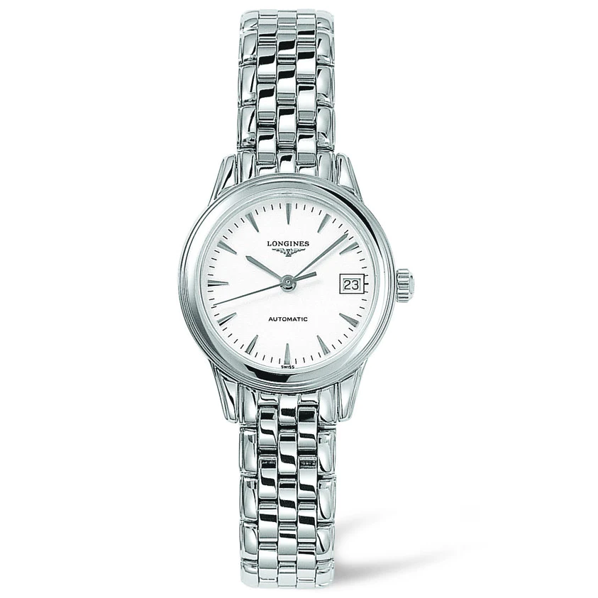 Longines Flagship 26MM Automatic White Dial Stainless Steel Watch L42744126