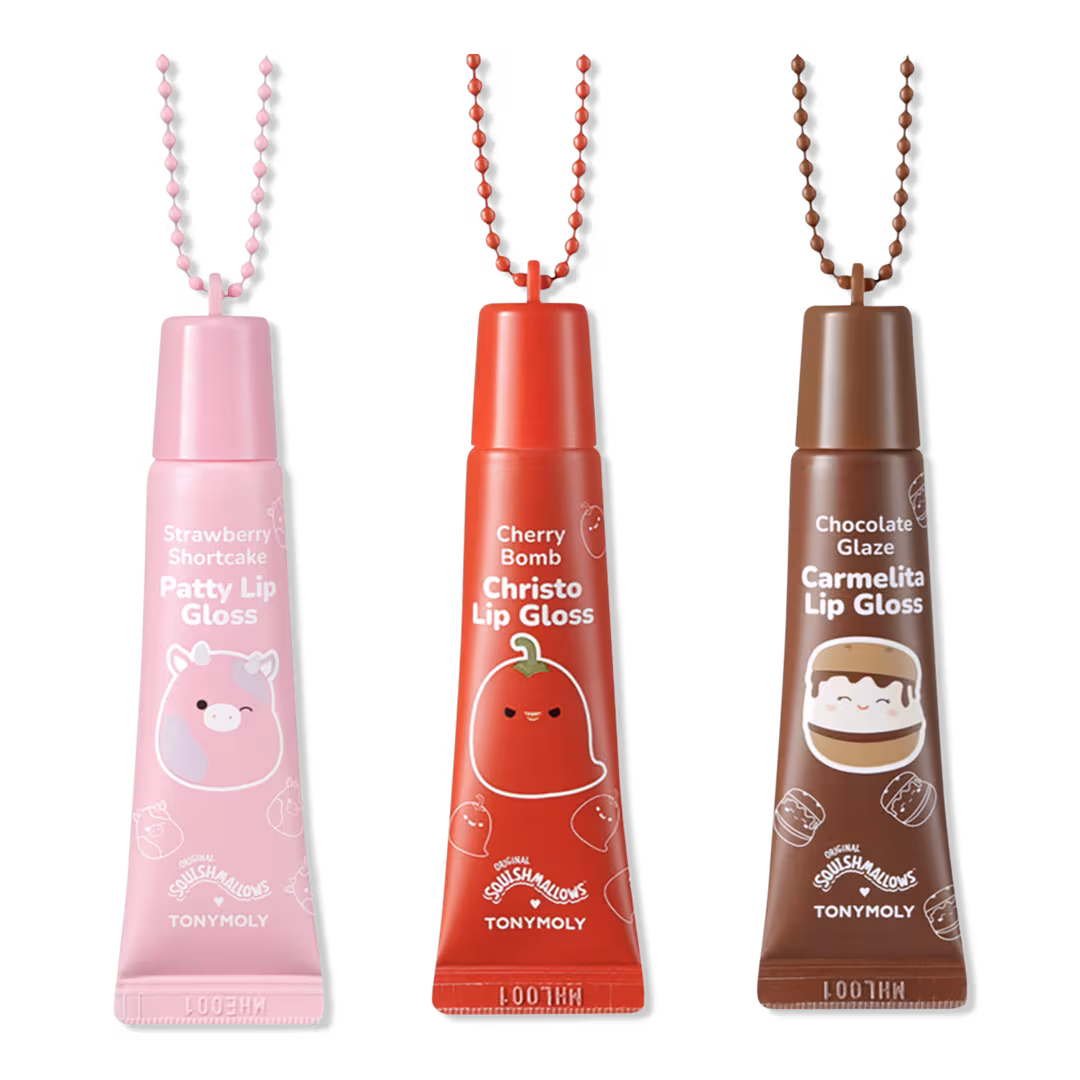 TONYMOLY  Squishmallows Flavor-ite Friends Lip Gloss Trio