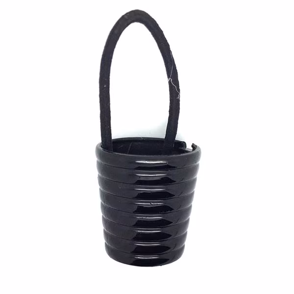 Pferdeschwanz Halter Manschette mit Rillen