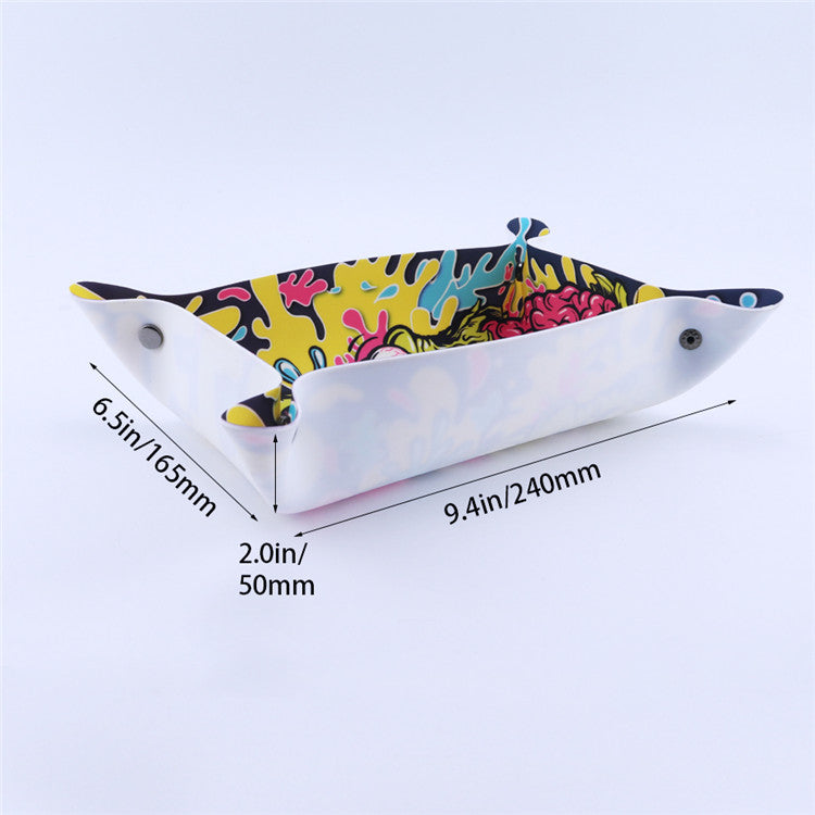 11×8 Silicone Folding Dab Mat w/ Button