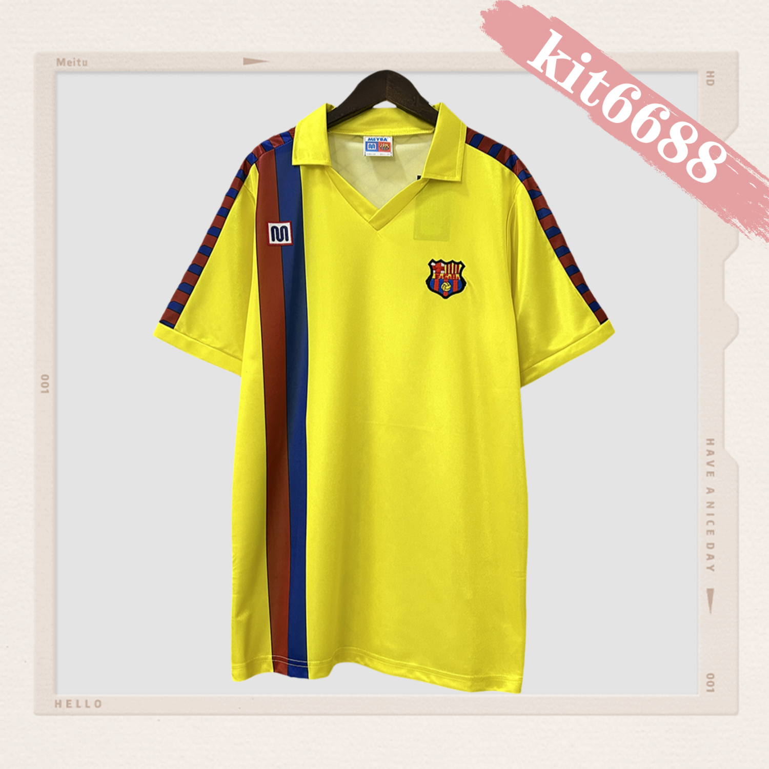 1982/1984 Barcelona Away Retro Football Shirt