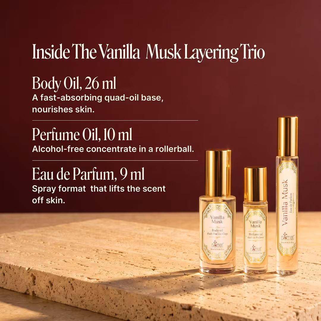 Nemat  The Vanilla Musk Layering Trio