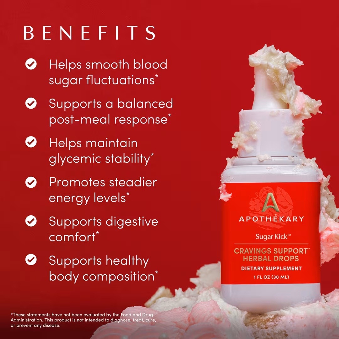 Apothékary  Sugar Kick Normal Blood Sugar Support Tincture