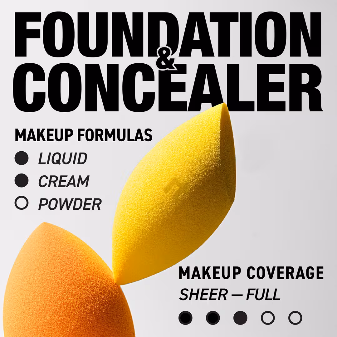 Real Techniques  Miracle Complexion Sponge + Concealer Sponge Duo