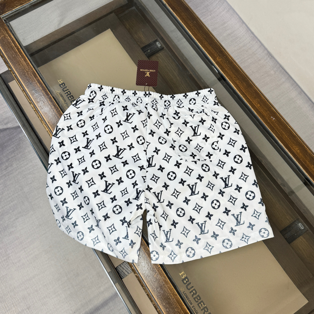 LV Style All-Over Gradient Monogram Casual Shorts