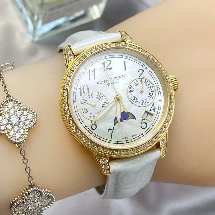 PATEK Watch Complications 35mm White Dial