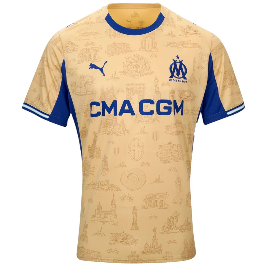 Marseille Gold Fourth Jersey Men 2025 2026