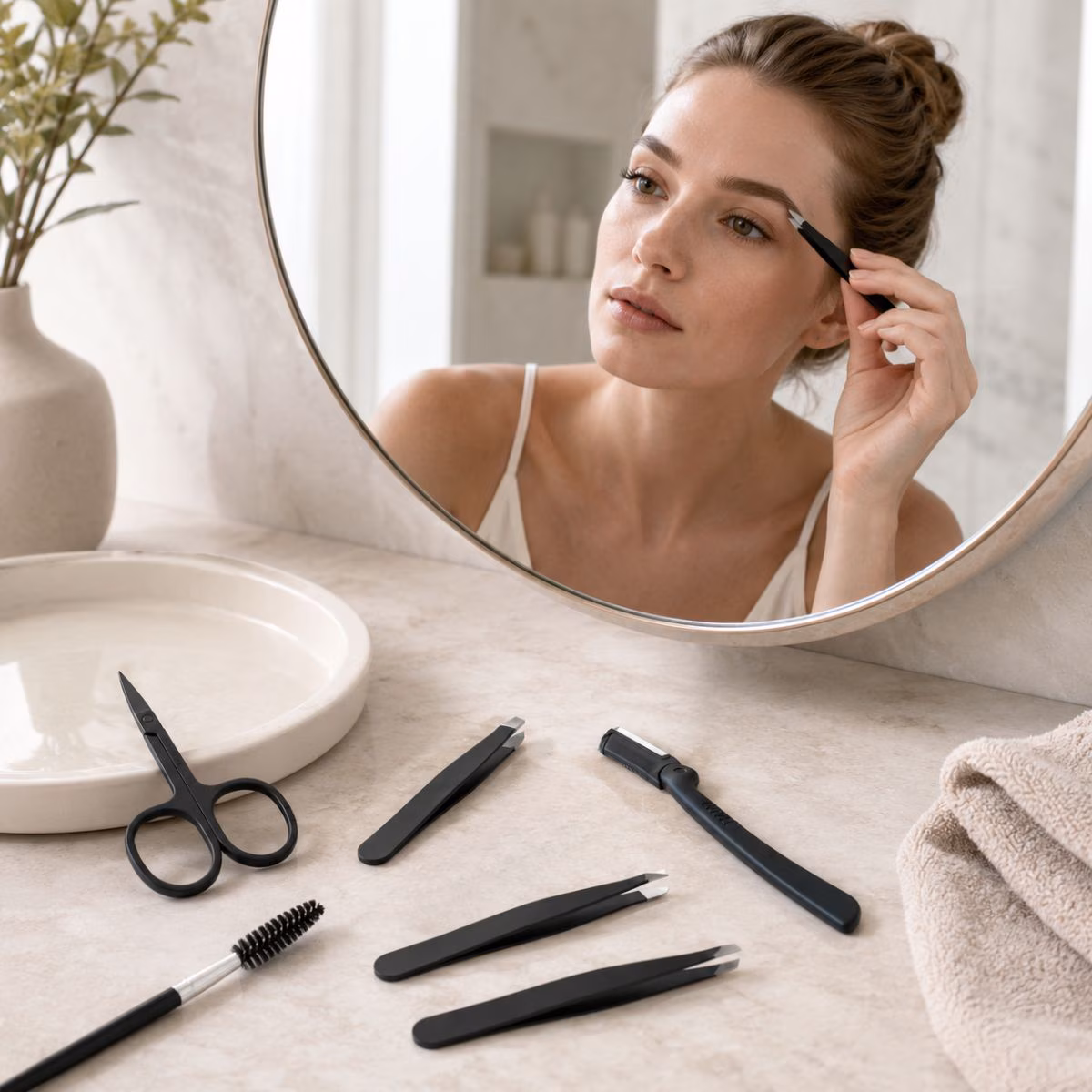 Eyebrow Grooming Tweezer Set