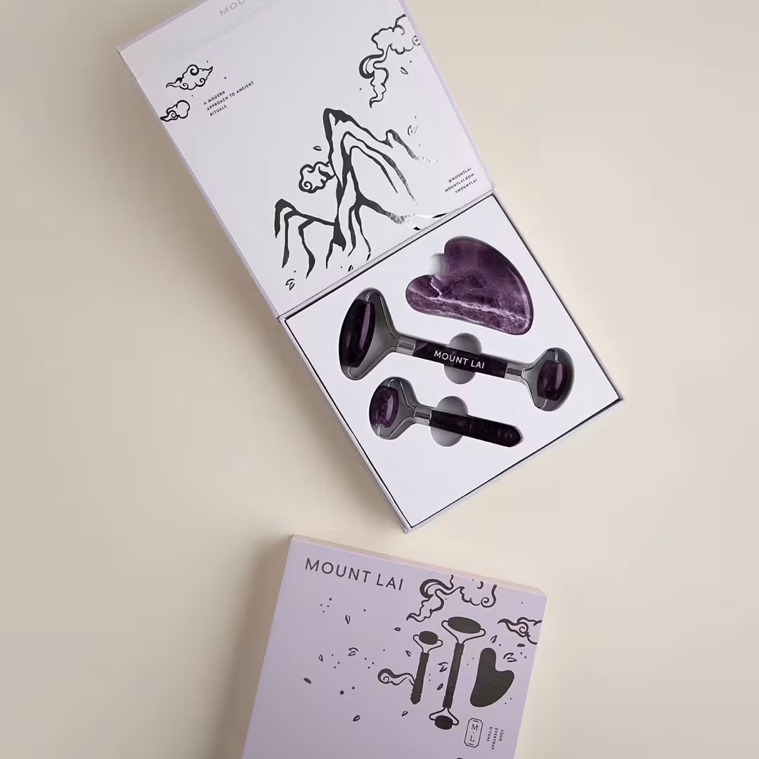Mount Lai  The Amethyst Trio Calming Facial Set