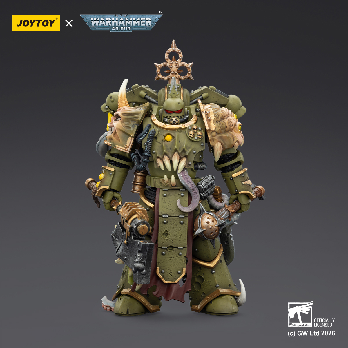 JOYTOY Warhammer 40k 1: 18 Death Guard Plague Marines - JOYTOY WORLD