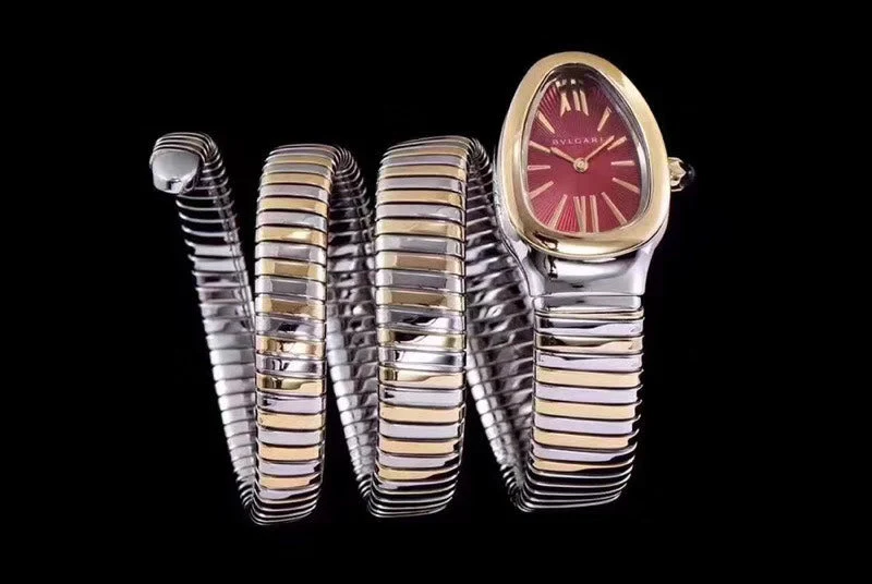 BVL Watch serpenti  tubogas 35mm gold silver double spiral