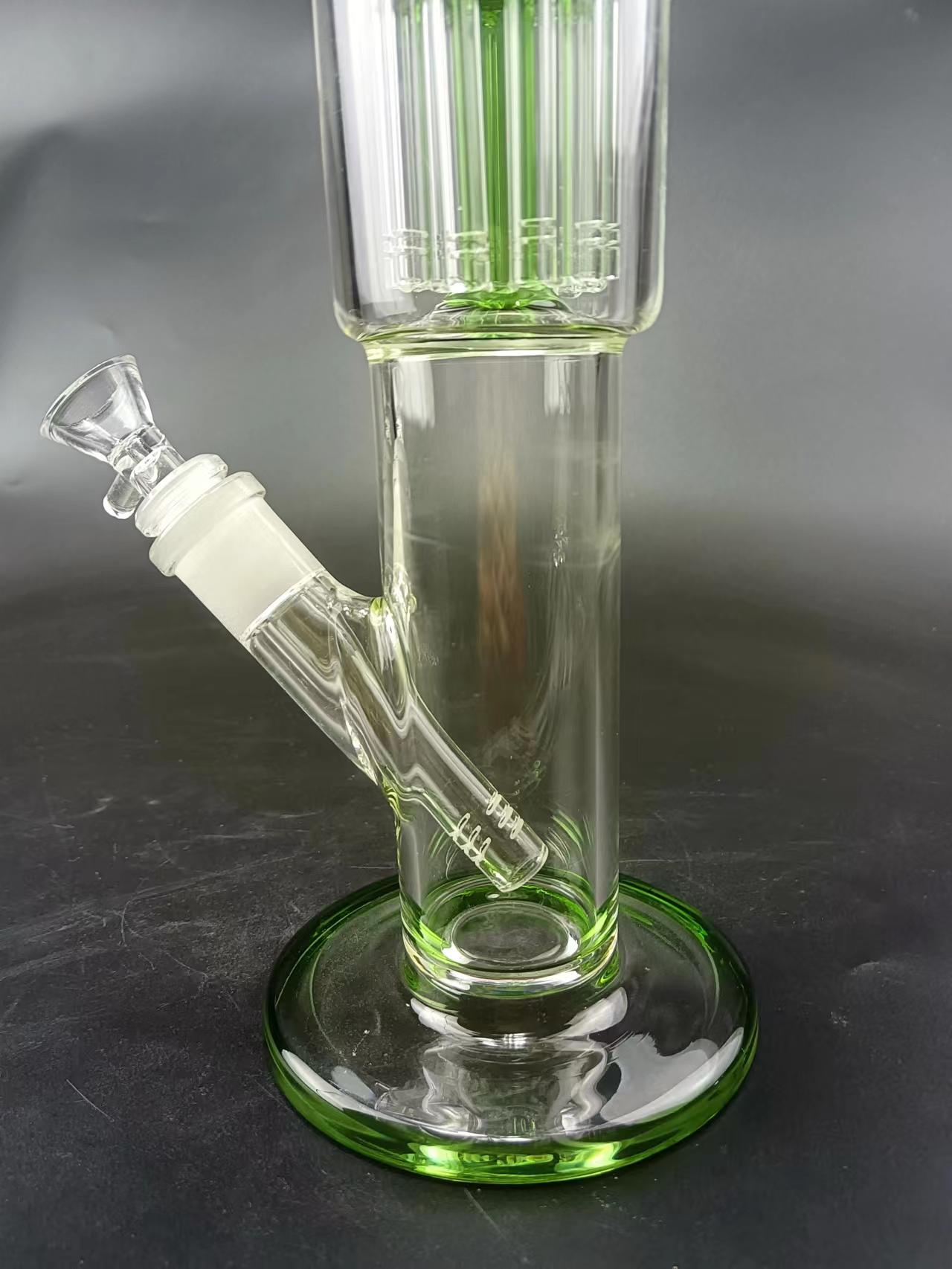 16 Green Tree Perc Glass Bong