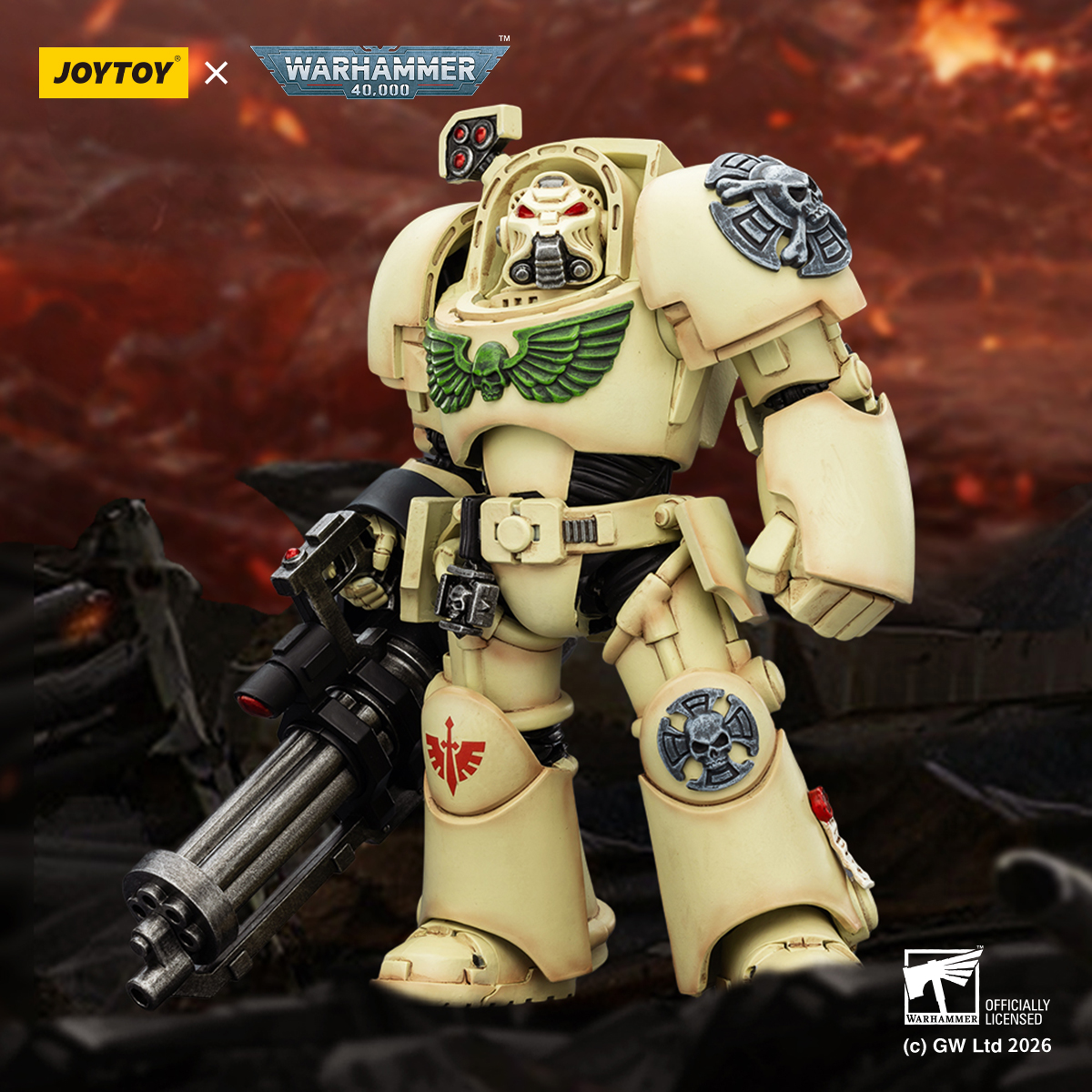 JOYTOY Warhammer 40k 1: 18 Dark Angels Deathwing Terminators - JOYTOY WORLD