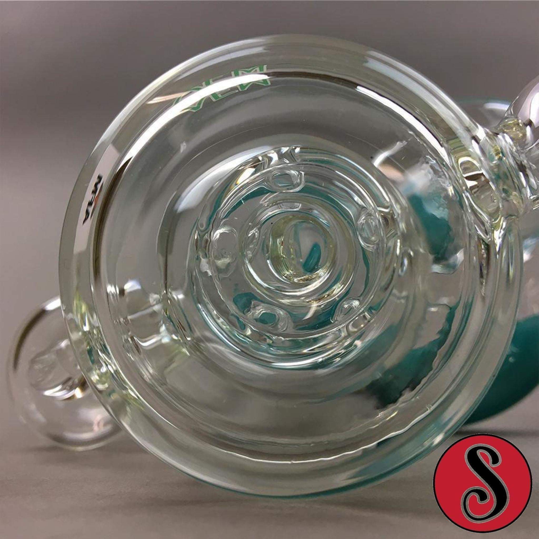 5 AFM Mini Recycler Rig With Shower Head Perc And Round Mouth Piece