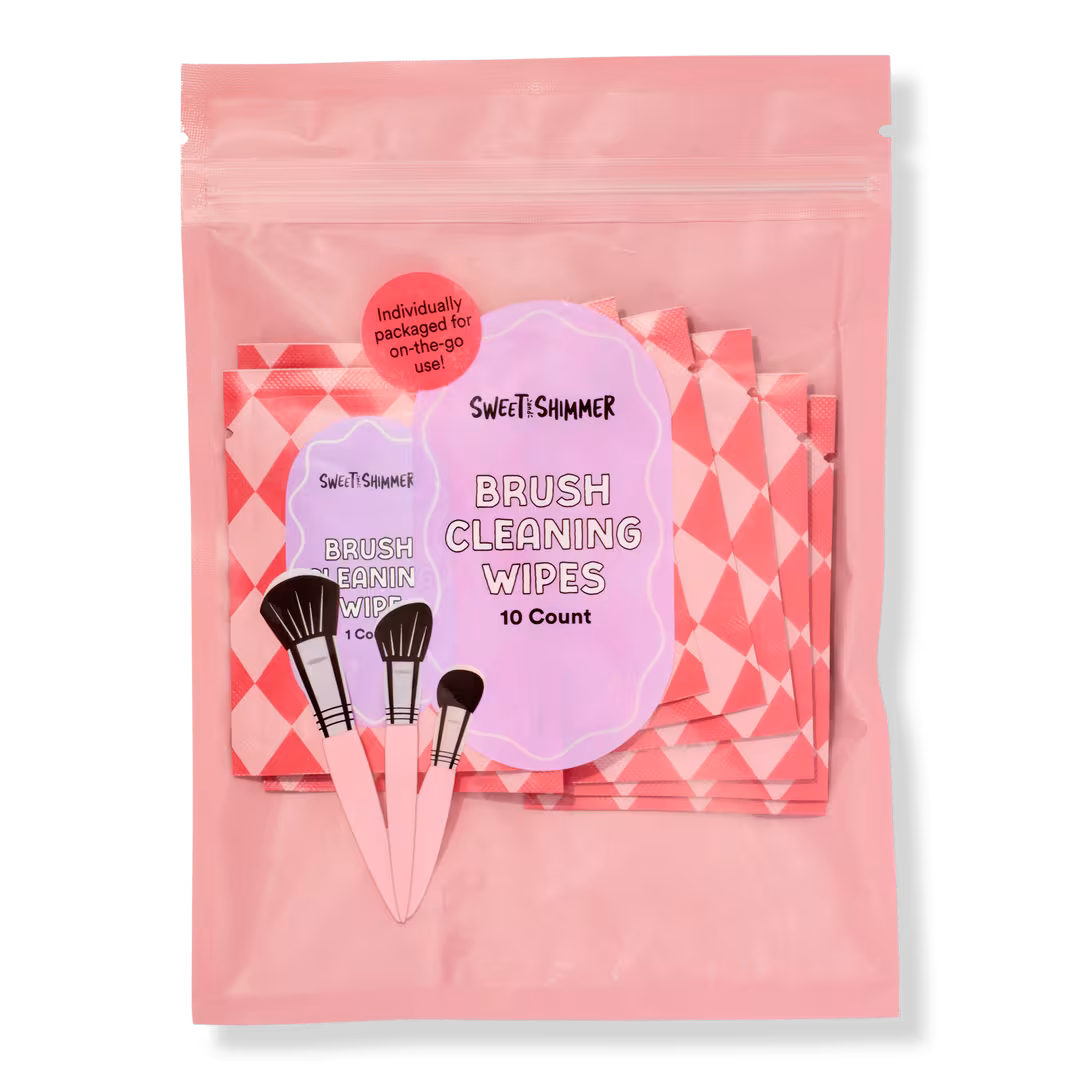 Sweet & Shimmer  Makeup Brush Cleansing Wipes