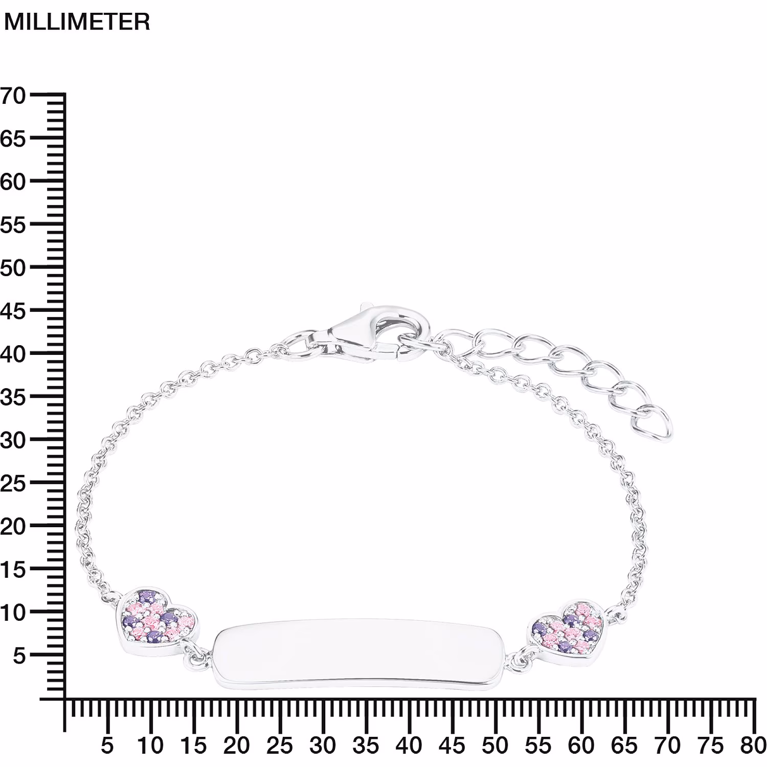 I.D.-Armband 925er Silber