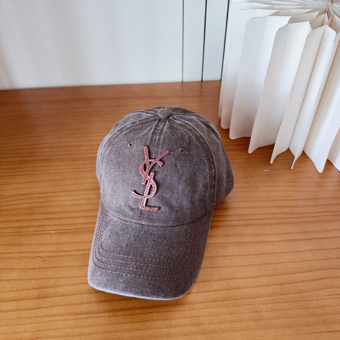 YSL Logo Baseball Cap