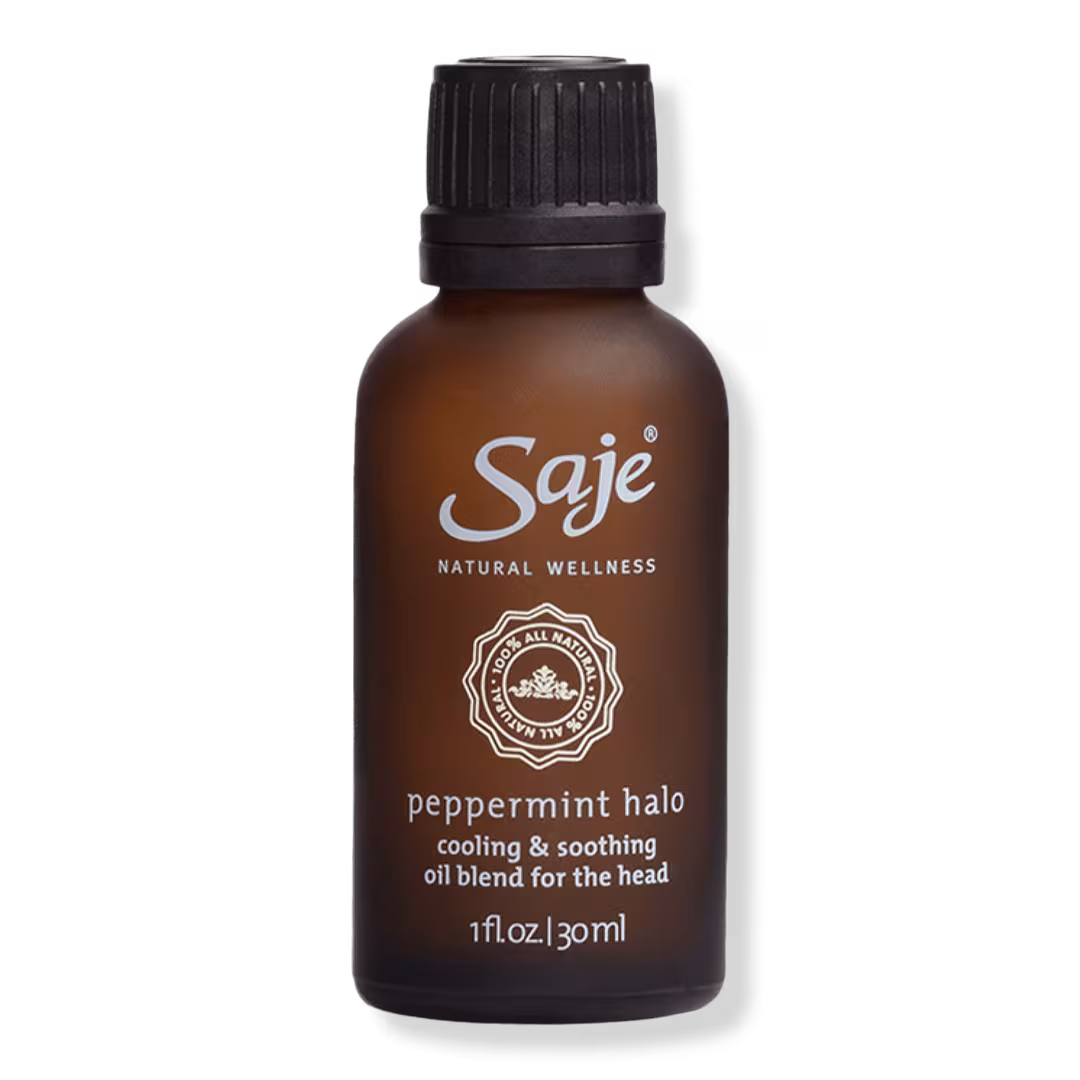 Saje Natural Wellness  Peppermint Halo Cooling & Soothing Oil Blend for the Head