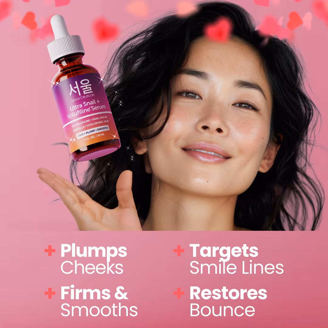 Seoul Ceuticals  Korean Skincare Volufiline Snail Mucin Serum