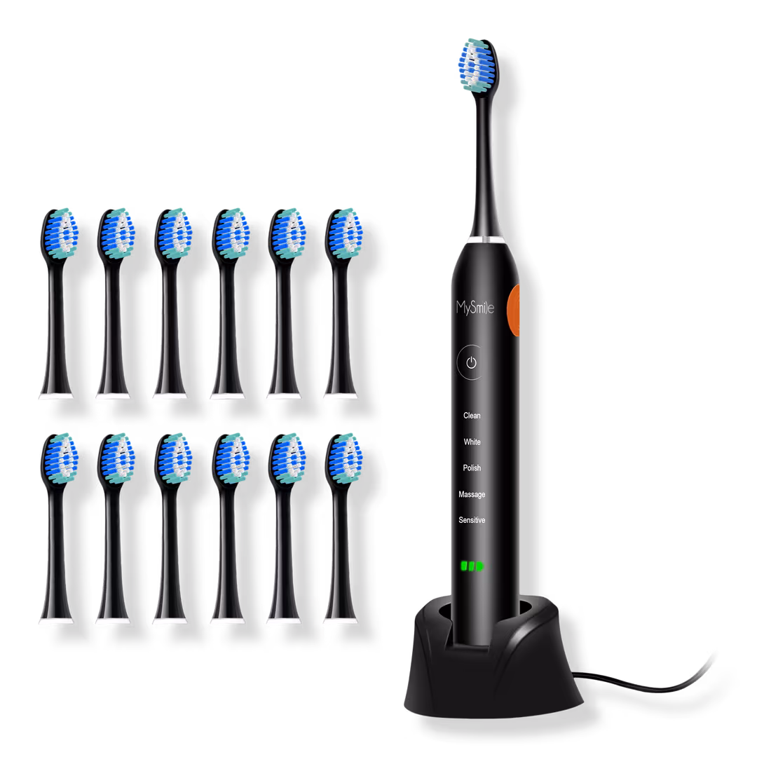 MySmile  Sonic Toothbrush & Replacement Heads Bundle